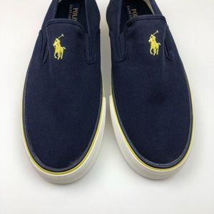 Men’s Ralph Lauren Polo Mytton Navy Canvas Shoes